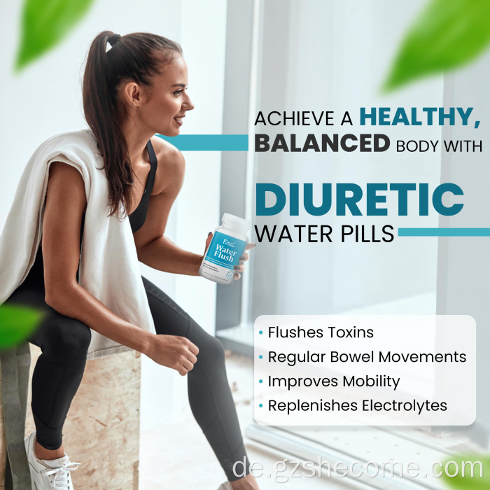 Erleichterung der Wasserretention von Bloa Diuretic Water Capsules